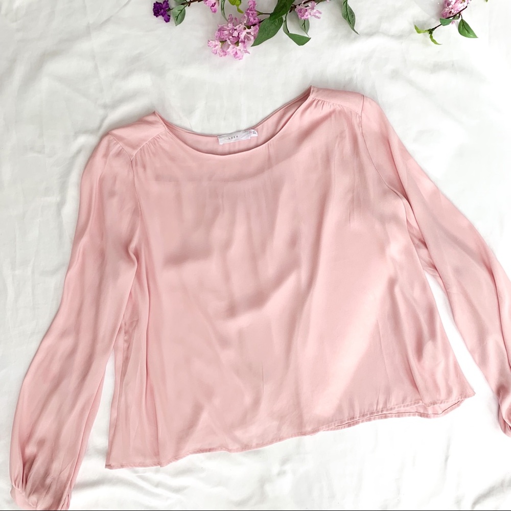 Lush Chiffon pink Blouse